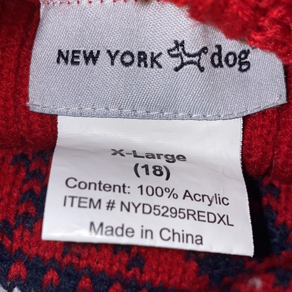 XL Dog Christmas Sweater EXCELLENT Condition - Picture 2 of 2
